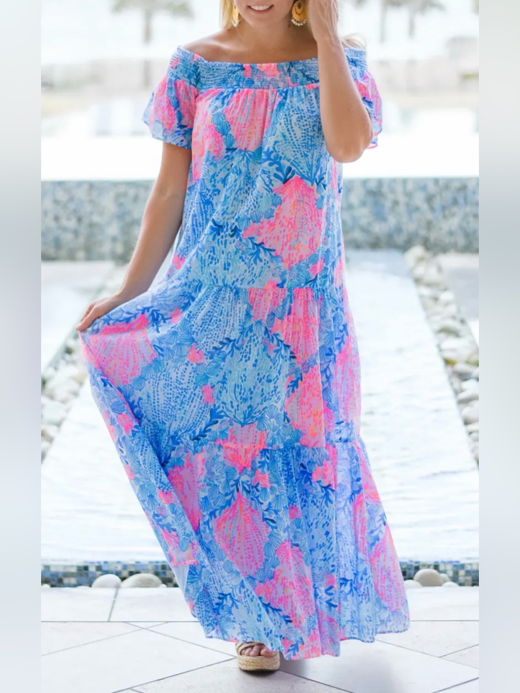 Lilly Pulitzer Dezi Maxi Dress Sway With Me